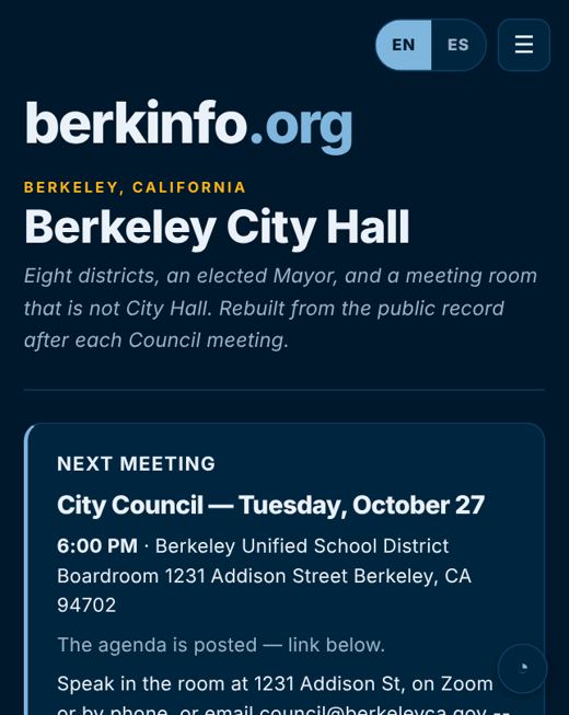 berkinfo.org screenshot